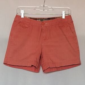 Natural Reflections Hiking Shorts Women's Size: 2 Coral Cotton Mid Rise Pockets